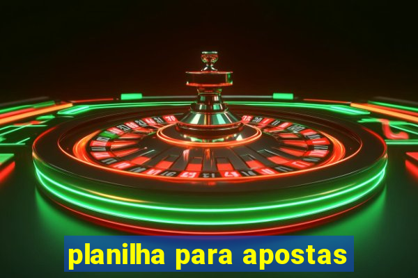 planilha para apostas